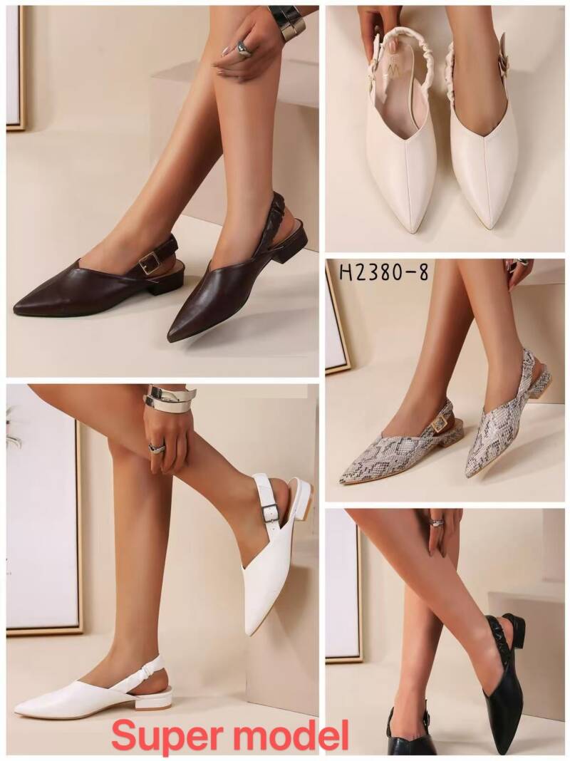 Sandały płaskie damskie Roz 36-41/ 12 par